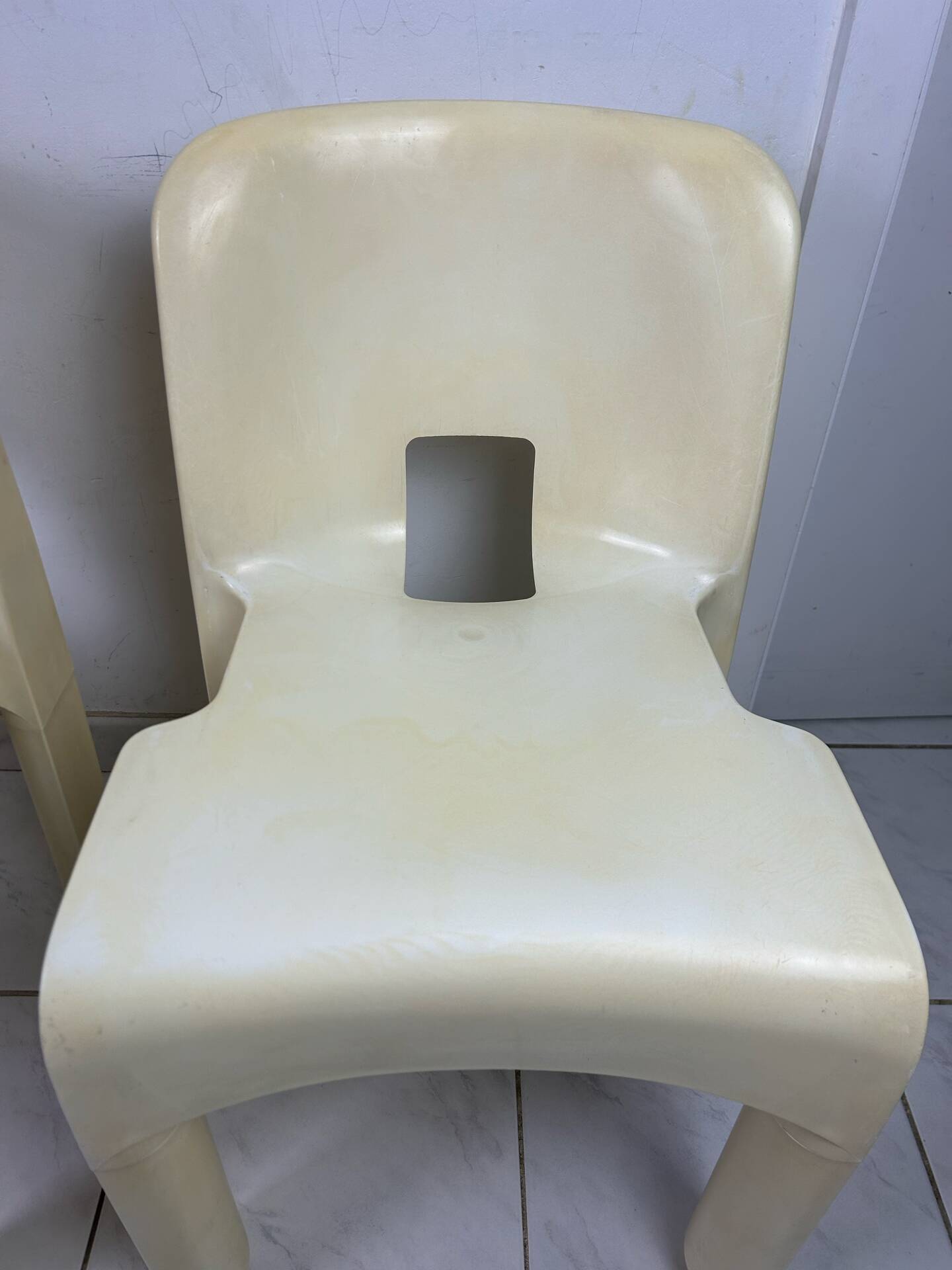 3x vintage Universale chair Joe Colombo Kartell