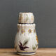 Small earthenware salt shaker