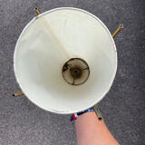 Arlus Lunel 1950 chandelier in perforated metal