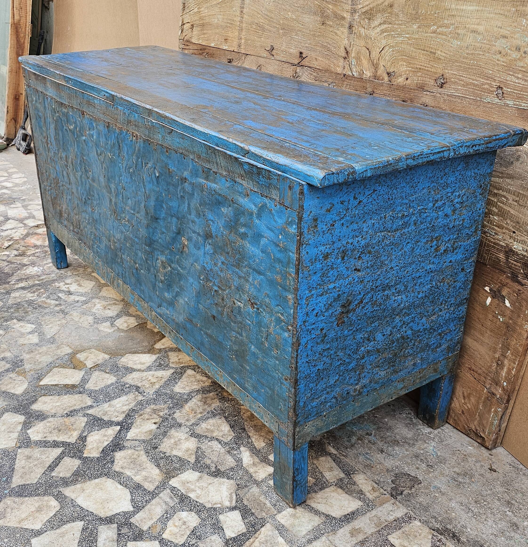 Ancien buffet en teck birman