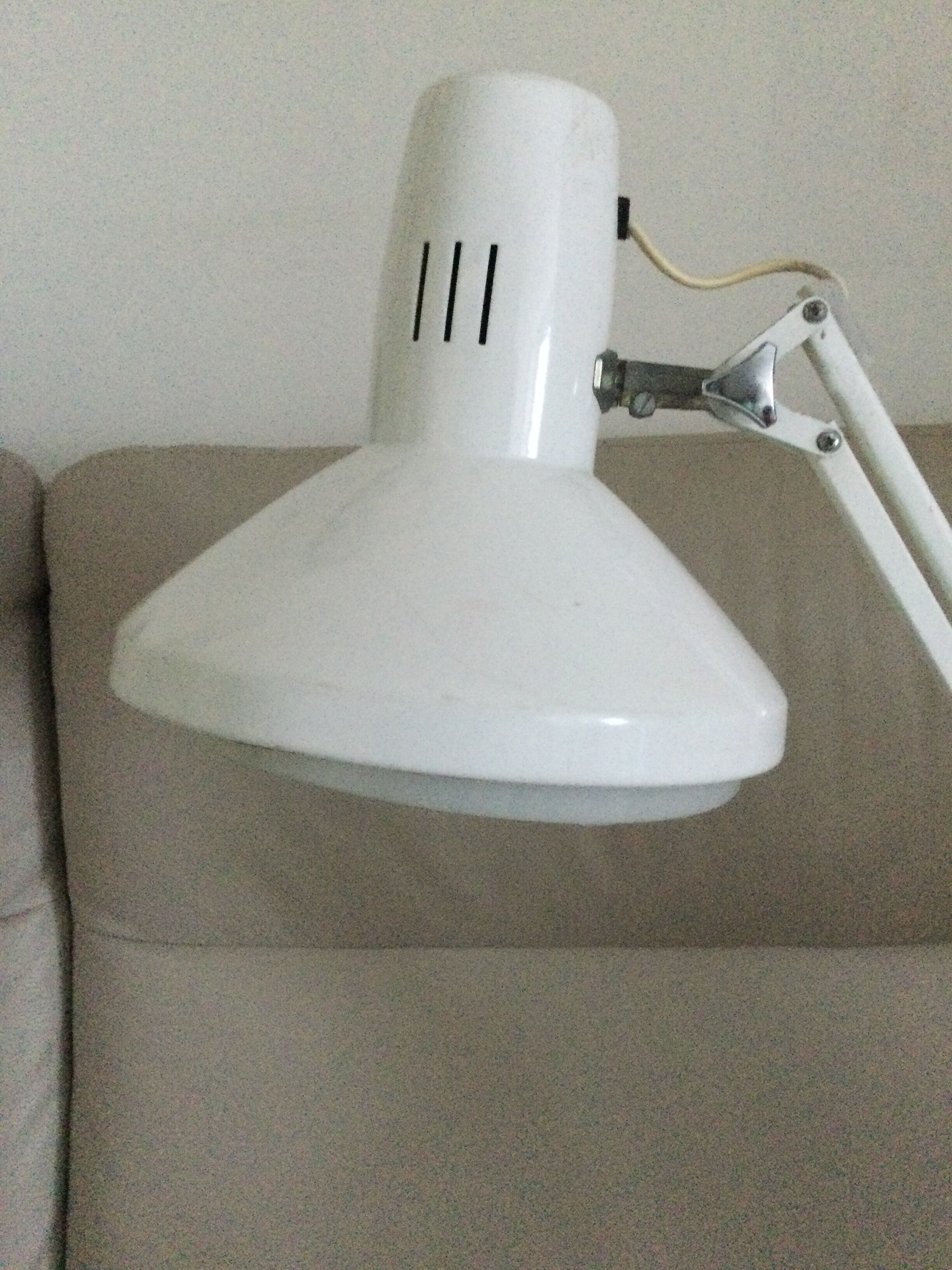 Architect desk lamp signed Ledu France