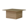 Square travertine coffee table, Italy 1970