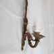 Patinated bronze wall lamp in louis XVI ribbon style