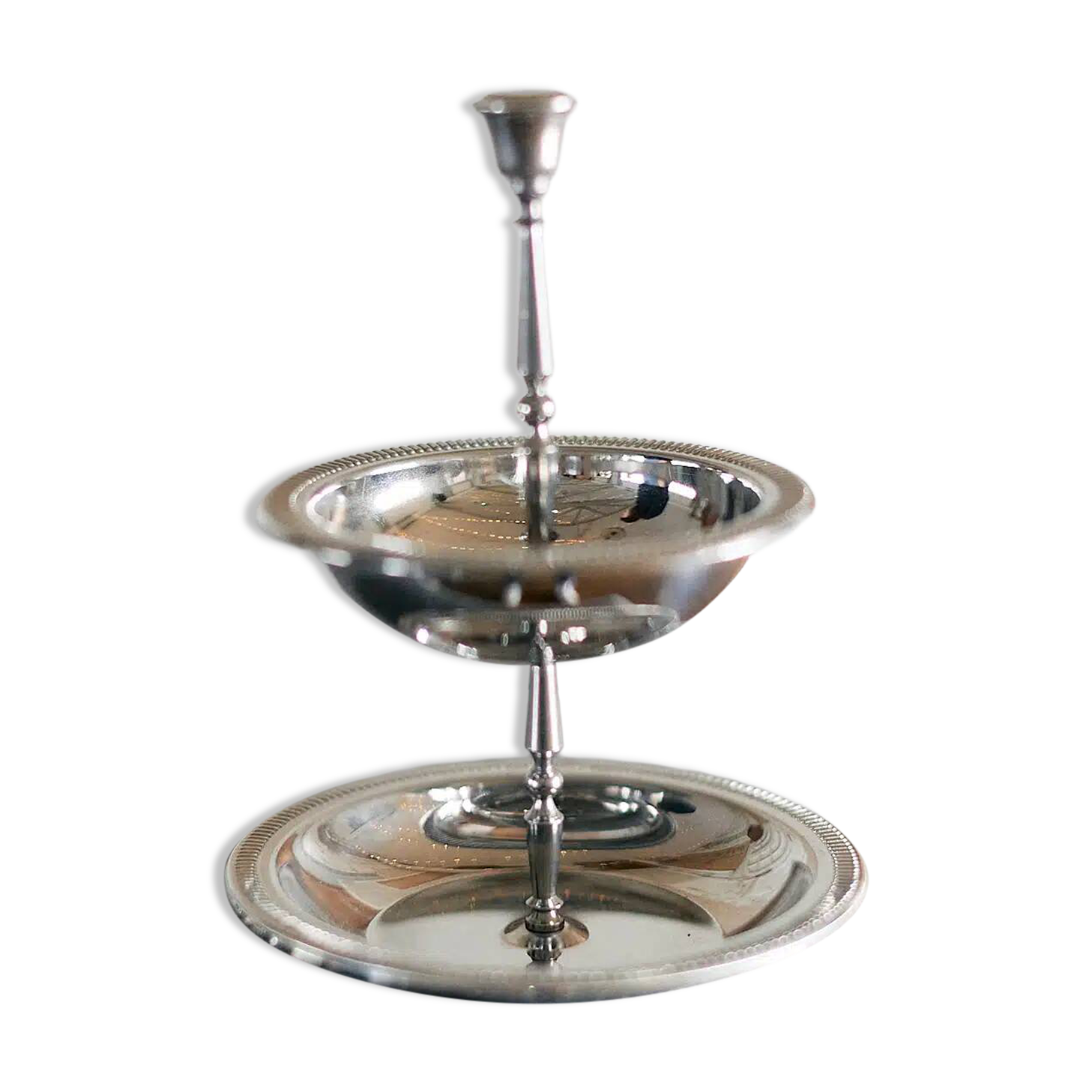 Stainless steel "tulip" server