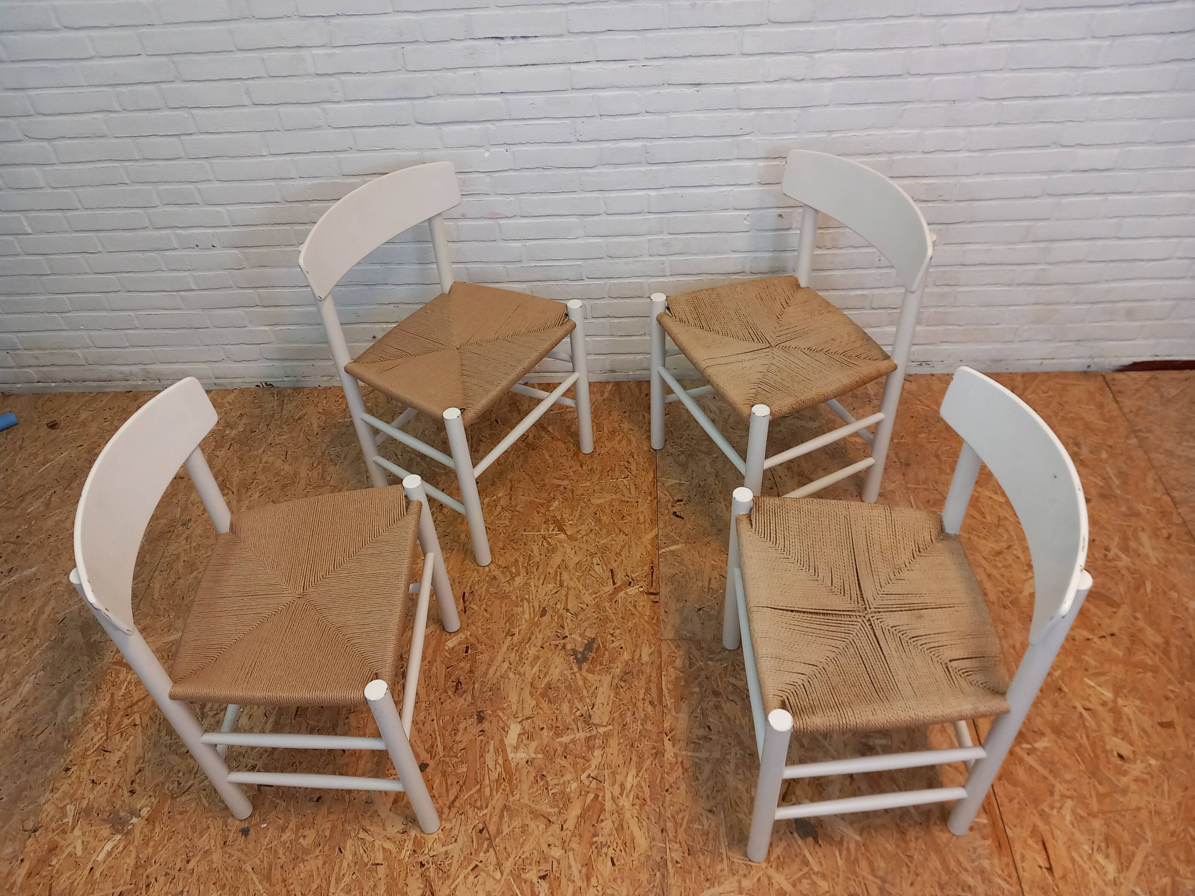 Ensemble de 4 chaises Fredericia Börge Mogensen
