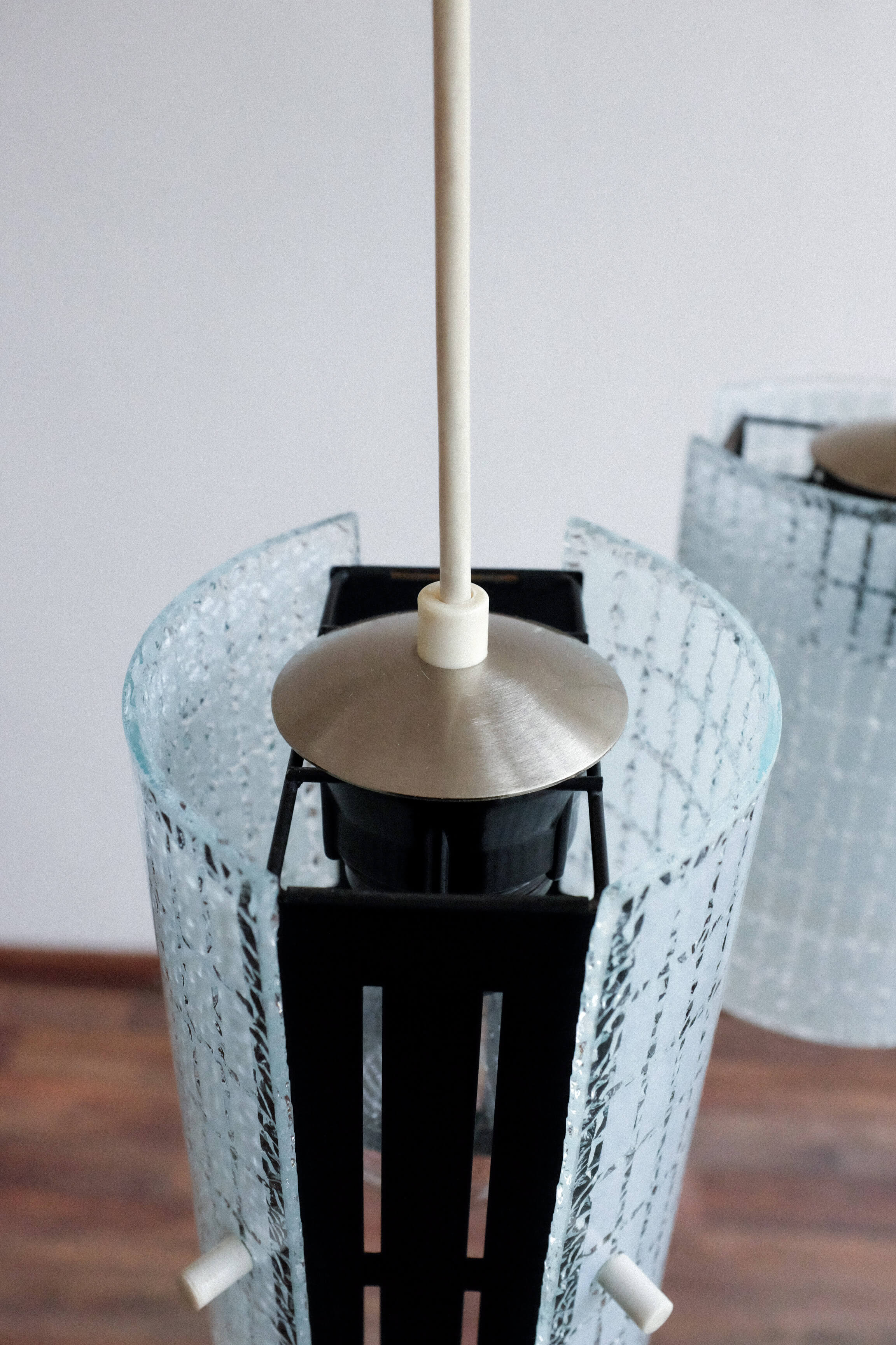 Vintage german hanging lamp, 1980s