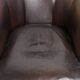 Set of a sheepskin sofa together with its matching club armchair