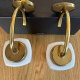 50s Opaline wall lights