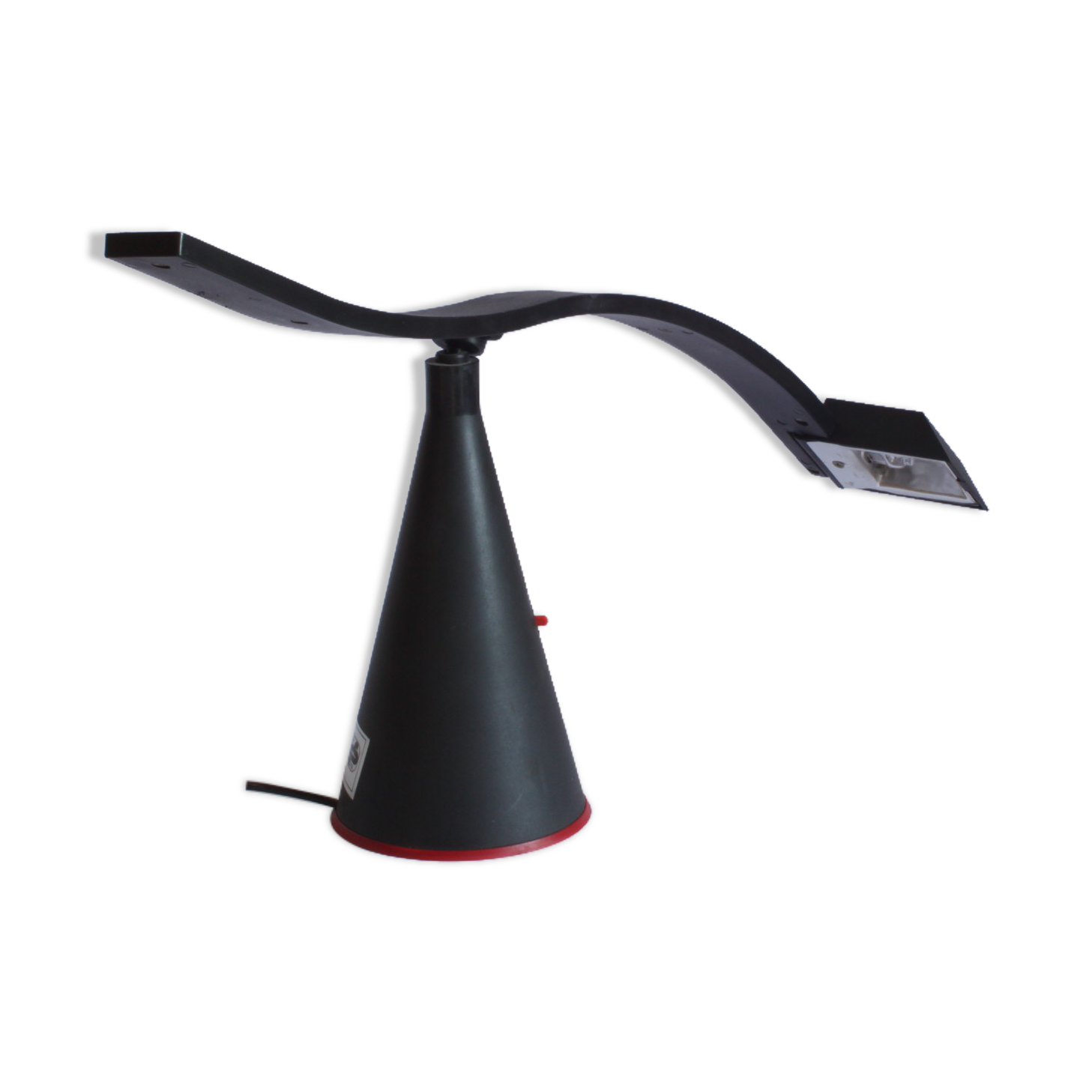 80s wave desk lamp by Fuder.