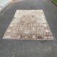 Handmade beige Bakhtiar rug with flowers 200x300.