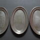 3 trays in silver metal