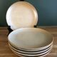 6 stoneware dessert plates from "Grés Village" in very good condition