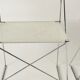 Pair of 1970s design chairs in steel and painted metal