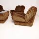 70s FLORAL PRINT MODULAR SOFA & TABLE