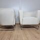 Fauteuils Chromés par Jindrich Halabala, Set de 2