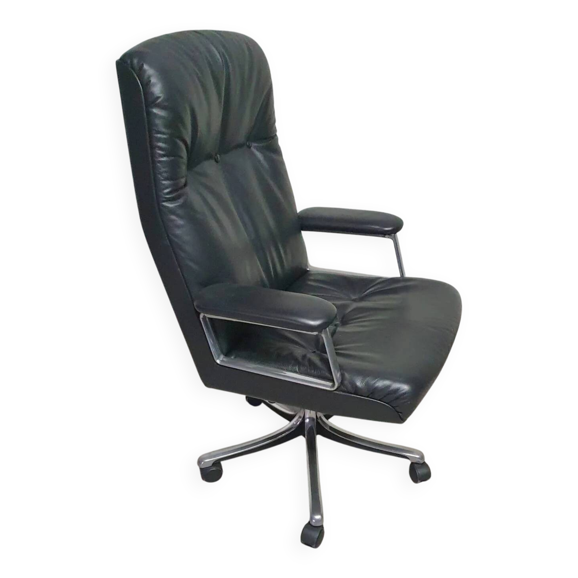 Vintage office chair P128 by Osvaldo Borsani for Tecno