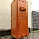 Ancien vestiaire d'internat chêne doré