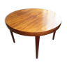 Table ronde danoise palissandre +avec rallonge