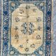 Old chinese carpet beijing handmade 194x260 cm