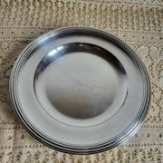 CHRISTOFLE Round Plate in silver-plated metal