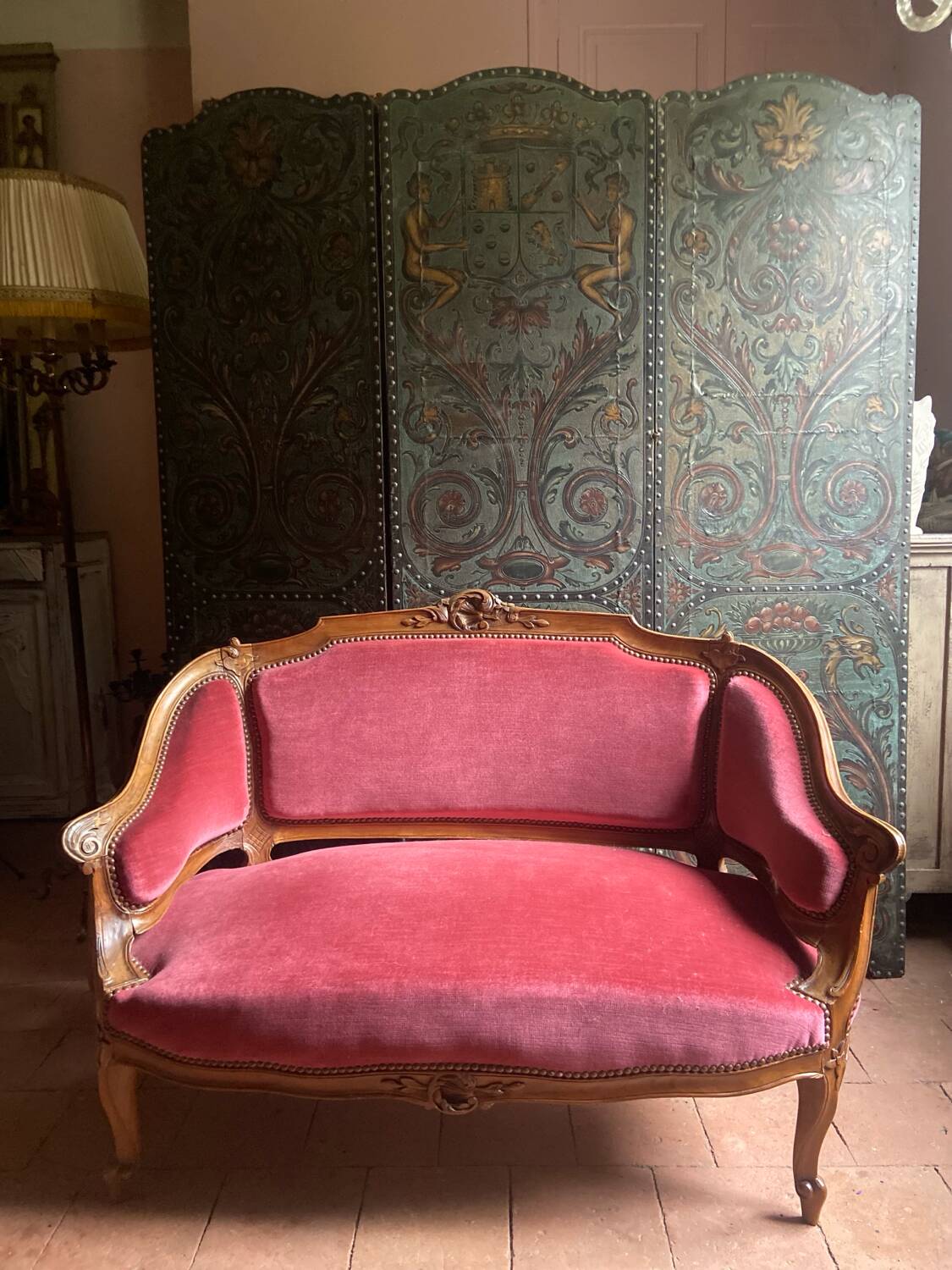 Small Louis XV style bench