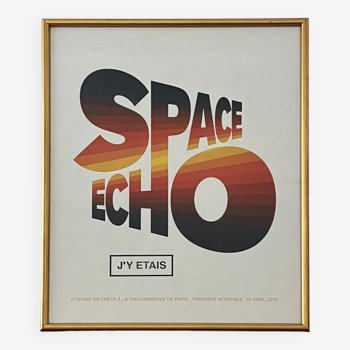 Affiche space Echo Etienne de Crécy
