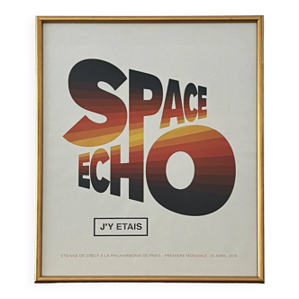 Affiche space Echo Etienne de Crécy
