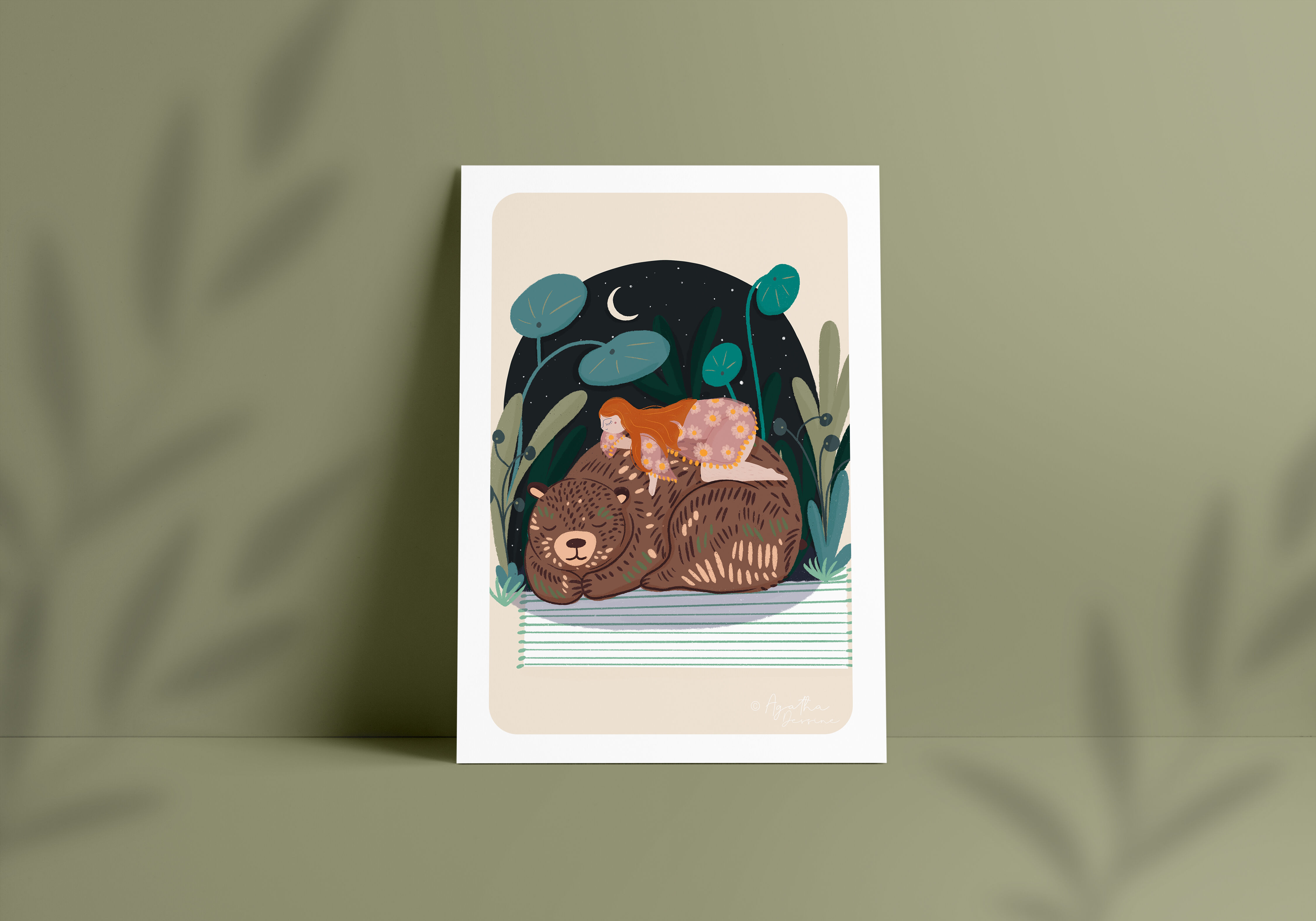 Illustration "Hibernation" A4