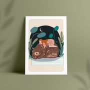 Illustration "Hibernation" A4