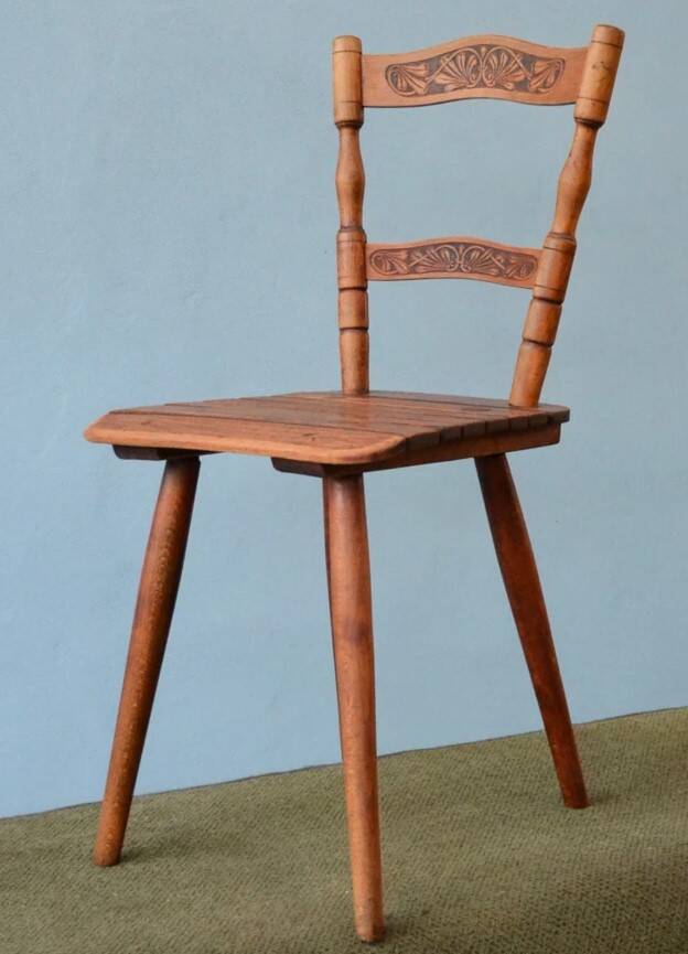 Ensemble de deux chaises Tubinger avec dossier Art Nouveau Adolf Schneck