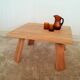 Vintage solid oak coffee table vintage 50s
