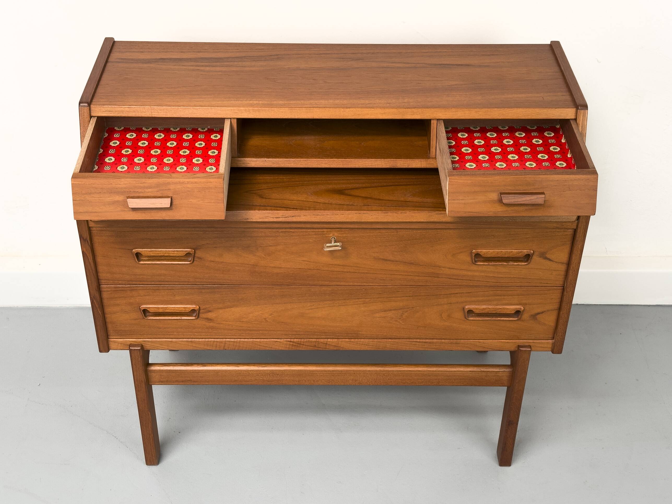 Bureau Secrétaire en Teck par Arne Wahl Iversen pour Vinde Møbelfabrik, 1960s