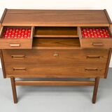 Bureau Secrétaire en Teck par Arne Wahl Iversen pour Vinde Møbelfabrik, 1960s
