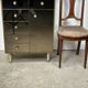 Commode italienne en verre miroir vintage 1960