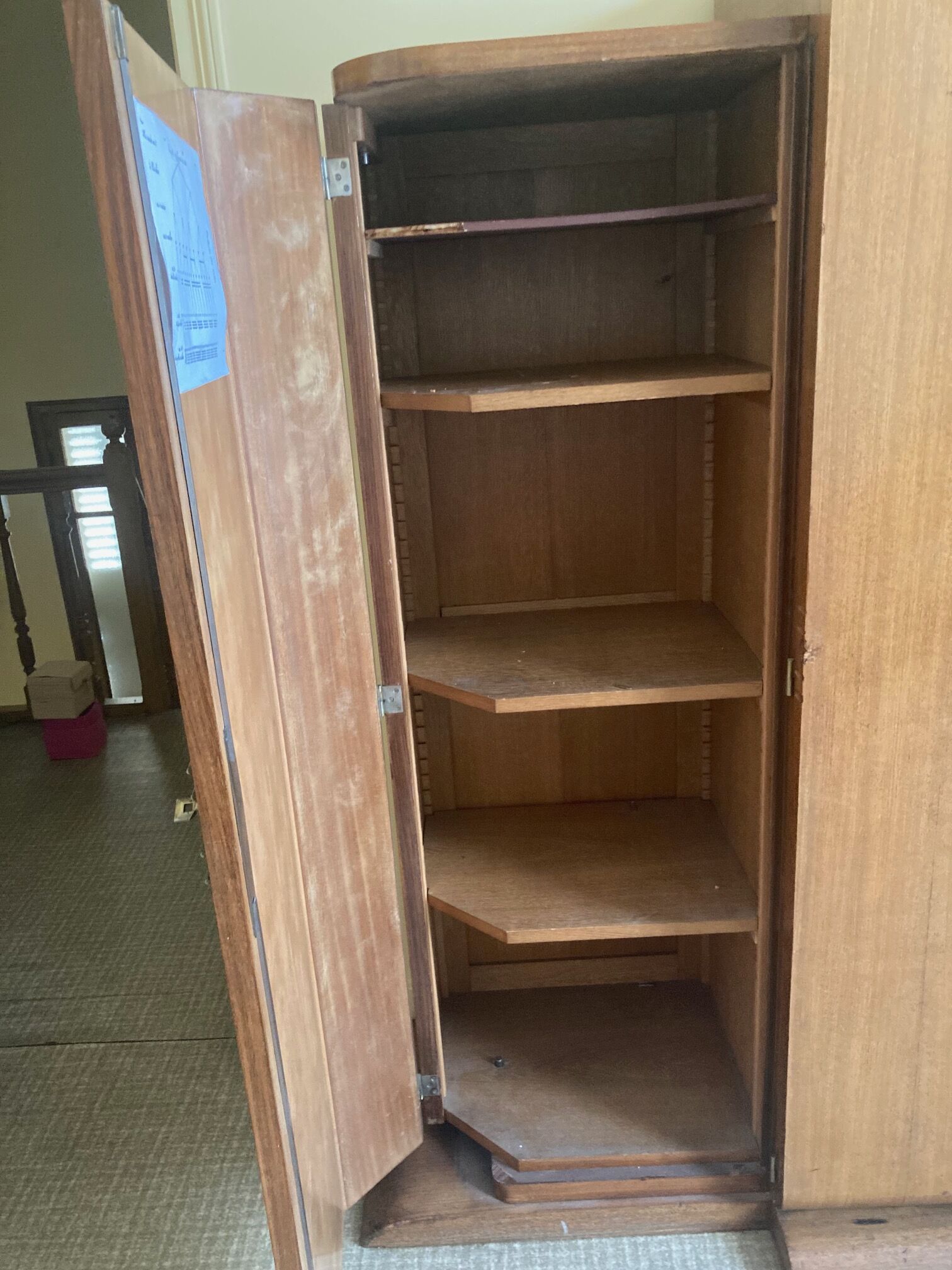 Art deco office cabinet