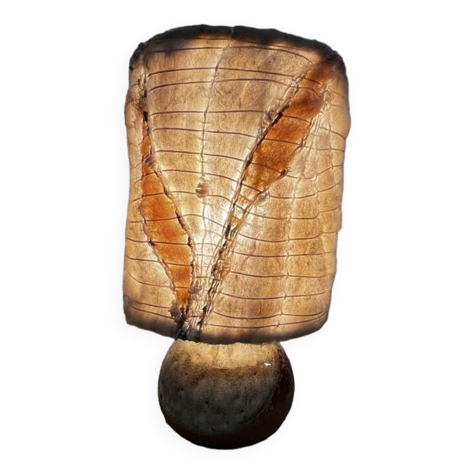 60s sandstone lamp
