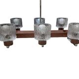 Art Deco light fixture composed of six lights