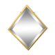 Barber mirror in diamond 31x26cm
