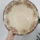 Large antique ironstone salad bowl, BFK Belgium