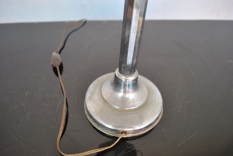 Lamp pirouette years 30 art deco metal chrome