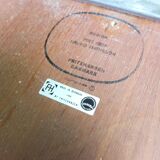 Teak 'Super-Circular' table by Piet Hein & Bruno Mathsson for Fritz Hansen, 1974