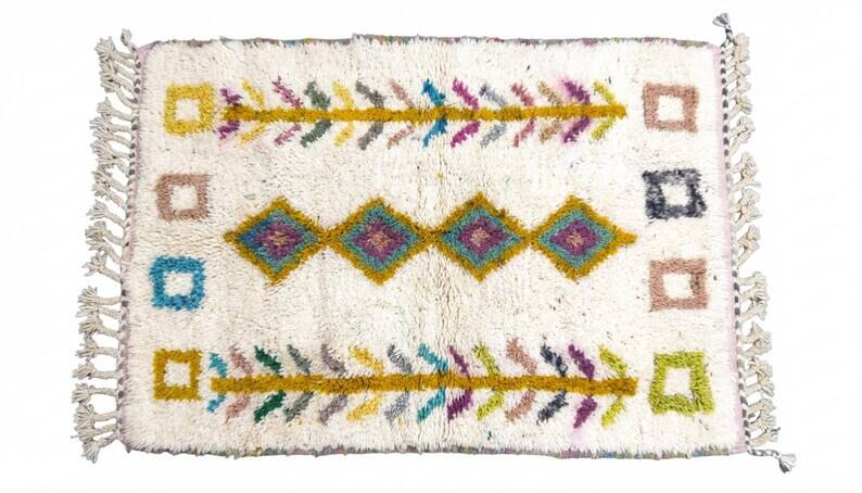 Traditional handmade Moroccan rug 200cm x 300cm