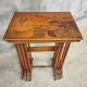 Set of 4 nesting tables Art Nouveau 1930s