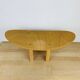 Wooden meditation stool