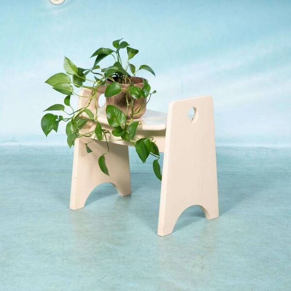 Tabouret en pin vintage design suédois Gilbert Marklund, années 60