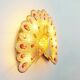Peacock' wall lamp by Palwa, Germany 1960's