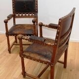 Paire de fauteuils style Henri II
