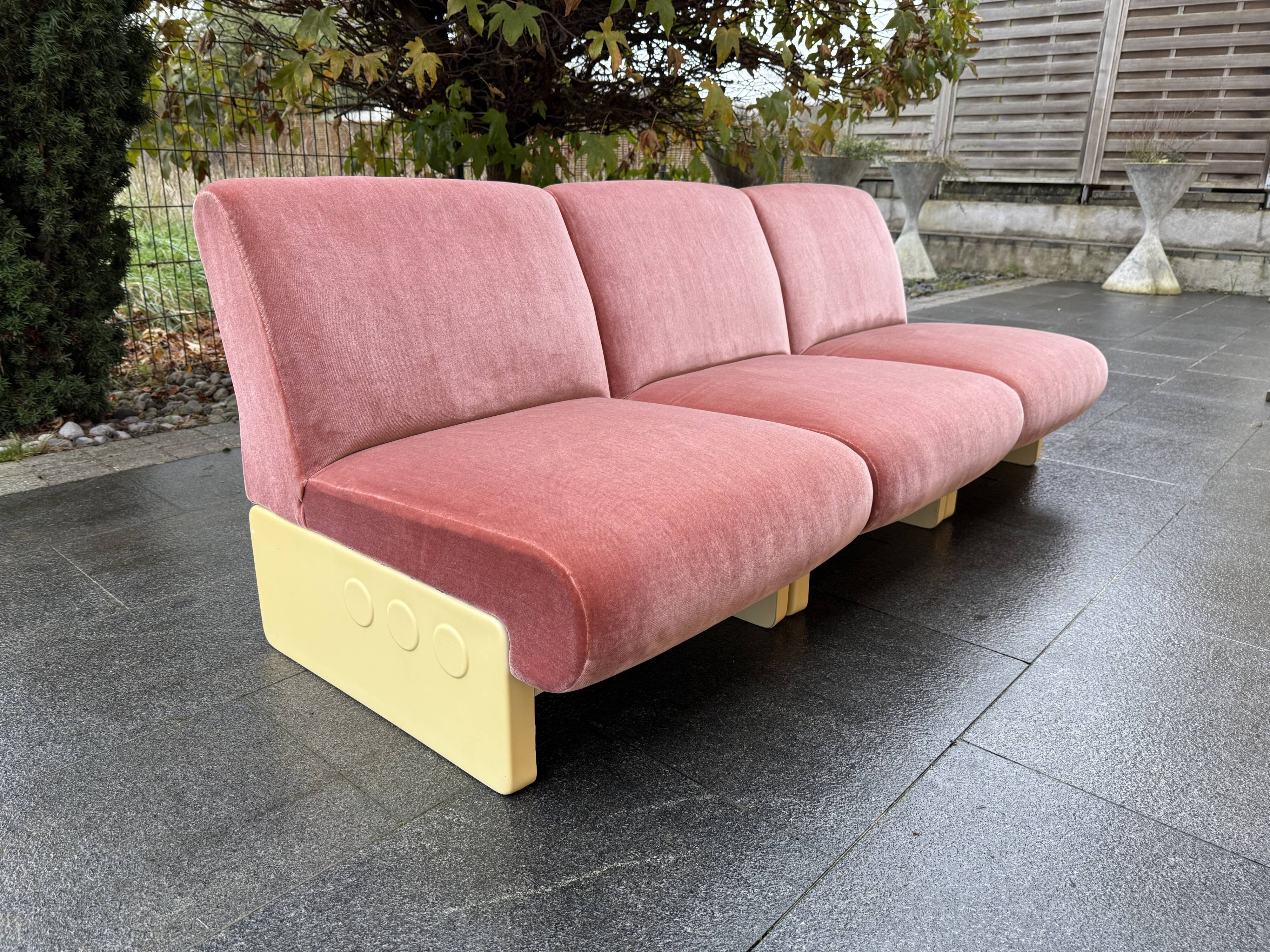 1970s modular sofa and armchairs