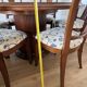 Vintage 1970s Grange dining table Round extendable 1.4-1.9m - with 6 chairs