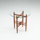 Poul Hundevad side table in teak Vamdrup Stolefabrik Denmark 1960